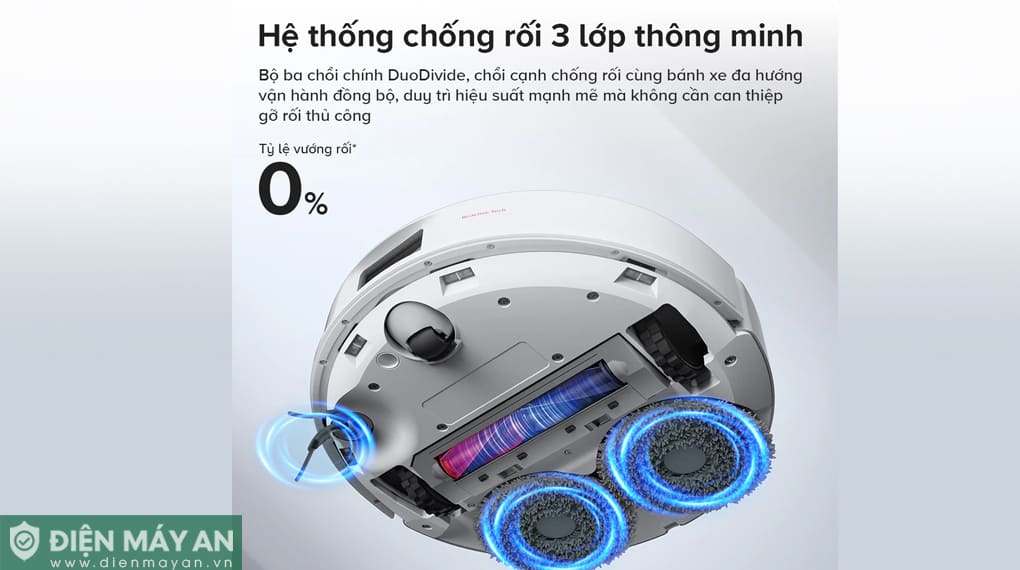 Robot hút bụi lau nhà Roborock Qrevo C Pro - Đen/Trắng